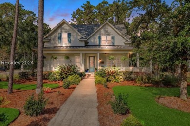 One of the most iconic homes with *THE* wrap-around front porch on Hampton Hall Club in South Carolina - for sale on GolfHomes.com, golf home, golf lot