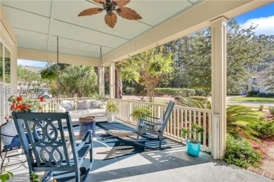 One of the most iconic homes with *THE* wrap-around front porch on Hampton Hall Club in South Carolina - for sale on GolfHomes.com, golf home, golf lot