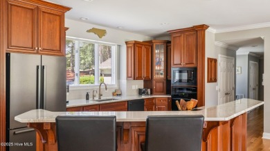 Beautifully positioned on a private, oversized lot near on Pinewild Country Club of Pinehurst in North Carolina - for sale on GolfHomes.com, golf home, golf lot