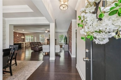 Once a model home, this beautifully designed ranch is spacious on The Fairways at Laurel Canyon in Georgia - for sale on GolfHomes.com, golf home, golf lot