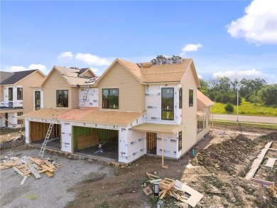 Discover modern, low-maintenance luxury living in this stunning on The Golf Club of Kansas in Kansas - for sale on GolfHomes.com, golf home, golf lot
