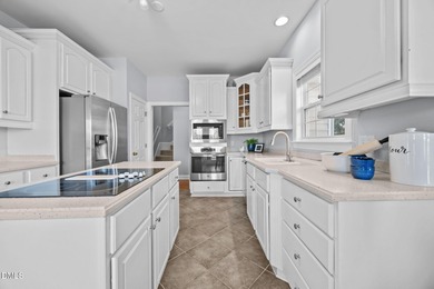 Enjoy stunning 16th fairway views from this beautifully designed on Eagle Ridge Golf Course in North Carolina - for sale on GolfHomes.com, golf home, golf lot