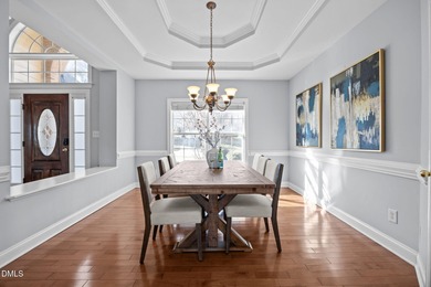 Enjoy stunning 16th fairway views from this beautifully designed on Eagle Ridge Golf Course in North Carolina - for sale on GolfHomes.com, golf home, golf lot