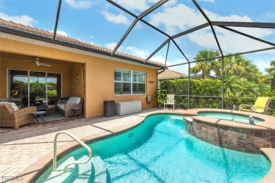 One of the larger 3BR single family floor plans (Carrera model) on Pelican Preserve Golf Club in Florida - for sale on GolfHomes.com, golf home, golf lot
