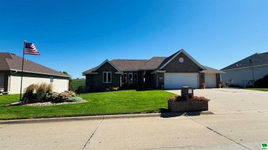 Beautiful 3-bedroom home in Hinton, IA located right on the golf on Deer Run Golf Course in Iowa - for sale on GolfHomes.com, golf home, golf lot