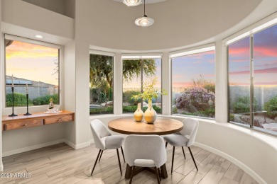 Perched on an elevated lot in private gated community of Trovas on Sanctuary Golf Course At WestWorld in Arizona - for sale on GolfHomes.com, golf home, golf lot
