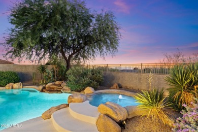 Perched on an elevated lot in private gated community of Trovas on Sanctuary Golf Course At WestWorld in Arizona - for sale on GolfHomes.com, golf home, golf lot