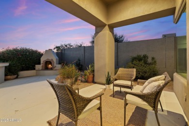 Perched on an elevated lot in private gated community of Trovas on Sanctuary Golf Course At WestWorld in Arizona - for sale on GolfHomes.com, golf home, golf lot
