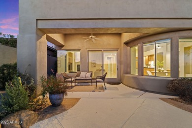 Perched on an elevated lot in private gated community of Trovas on Sanctuary Golf Course At WestWorld in Arizona - for sale on GolfHomes.com, golf home, golf lot