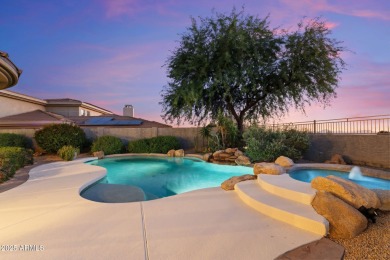 Perched on an elevated lot in private gated community of Trovas on Sanctuary Golf Course At WestWorld in Arizona - for sale on GolfHomes.com, golf home, golf lot