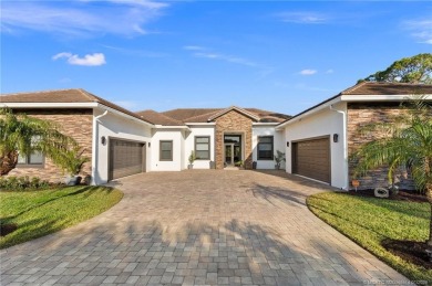 Nestled in the serene confines of the highly-sought Cobblestone on The Cape Club of Palm City in Florida - for sale on GolfHomes.com, golf home, golf lot