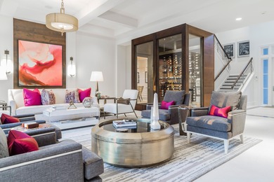 Best spectacular water and golf views in Old Palm from this on Old Palm Golf Club in Florida - for sale on GolfHomes.com, golf home, golf lot