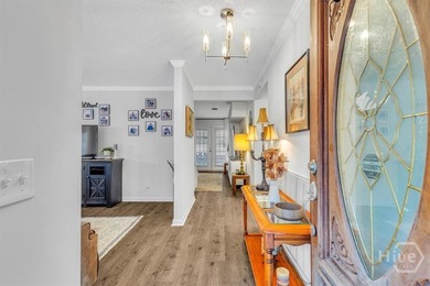 Classic all-brick home perfectly positioned on Hole 1 of the on Cherokee Rose Country Club in Georgia - for sale on GolfHomes.com, golf home, golf lot