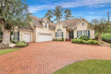 Incredible view from this move-in ready home, situated on a on Hampton Hall Club in South Carolina - for sale on GolfHomes.com, golf home, golf lot