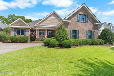 This custom-built all brick home is beautifully positioned along on Members Club At St. James Plantation in North Carolina - for sale on GolfHomes.com, golf home, golf lot