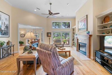 This custom-built all brick home is beautifully positioned along on Members Club At St. James Plantation in North Carolina - for sale on GolfHomes.com, golf home, golf lot