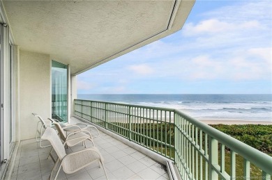 This stunning Oceanfront 3-bedroom, 2.5-bath end unit condo on Island Dunes Country Club in Florida - for sale on GolfHomes.com, golf home, golf lot