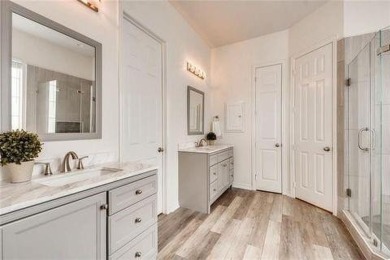 Step into elegance at this breathtaking residence in the heart on Sky Creek Ranch Golf Club in Texas - for sale on GolfHomes.com, golf home, golf lot