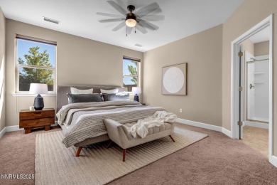 Enjoy breathtaking mountain and valley views from this on Somersett Country Club in Nevada - for sale on GolfHomes.com, golf home, golf lot