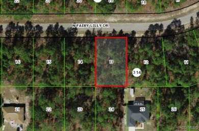 Buildable lot in Citrus Springs offering an excellent on Pine Ridge Community Golf and Country Club in Florida - for sale on GolfHomes.com, golf home, golf lot