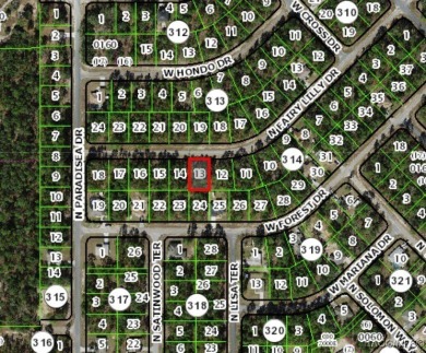 Buildable lot in Citrus Springs offering an excellent on Pine Ridge Community Golf and Country Club in Florida - for sale on GolfHomes.com, golf home, golf lot