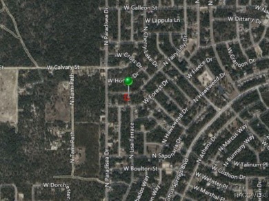 Buildable lot in Citrus Springs offering an excellent on Pine Ridge Community Golf and Country Club in Florida - for sale on GolfHomes.com, golf home, golf lot