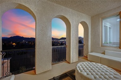 Guard gated with stunning Strip and mountain views! Boasting on Tuscany Golf Club in Nevada - for sale on GolfHomes.com, golf home, golf lot