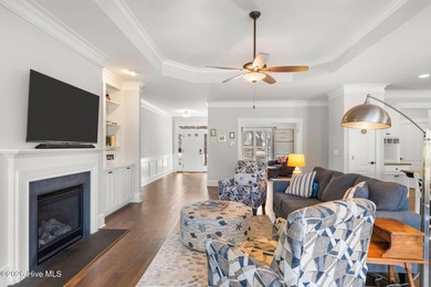 This stunning modern Low Country-style home is perfectly on Members Club At St. James Plantation in North Carolina - for sale on GolfHomes.com, golf home, golf lot