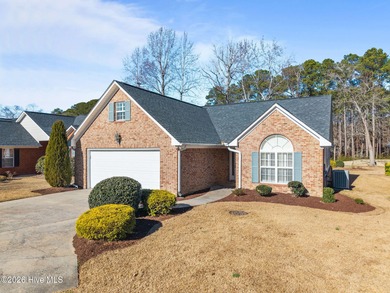 Enjoy easy living in this 2-bedroom, 2-bath patio home located on Cypress Landing Golf Club in North Carolina - for sale on GolfHomes.com, golf home, golf lot