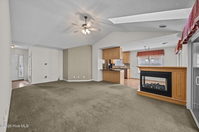 Enjoy easy living in this 2-bedroom, 2-bath patio home located on Cypress Landing Golf Club in North Carolina - for sale on GolfHomes.com, golf home, golf lot