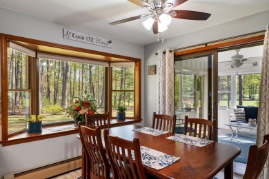 Beautifully crafted 3 bed, 2 full and 2 half bath home in the on Indian River Golf Club in Michigan - for sale on GolfHomes.com, golf home, golf lot