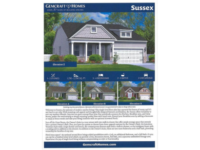 Custom Sussex Model *A* offered by Gemcraft Homes New on Captains Cove Golf and Yacht Club in Virginia - for sale on GolfHomes.com, golf home, golf lot