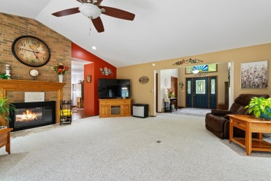 Beautifully crafted 3 bed, 2 full and 2 half bath home in the on Indian River Golf Club in Michigan - for sale on GolfHomes.com, golf home, golf lot