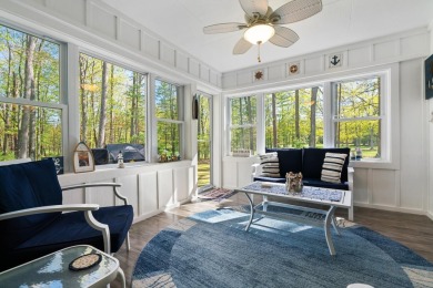Beautifully crafted 3 bed, 2 full and 2 half bath home in the on Indian River Golf Club in Michigan - for sale on GolfHomes.com, golf home, golf lot