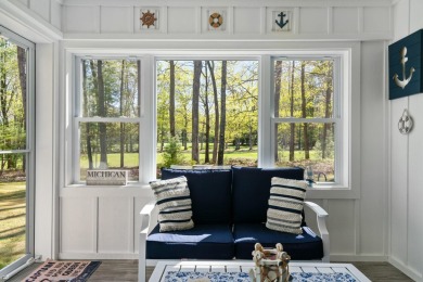 Beautifully crafted 3 bed, 2 full and 2 half bath home in the on Indian River Golf Club in Michigan - for sale on GolfHomes.com, golf home, golf lot