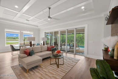 This stunning Hulbert Homes model in Veranda Bay isn't just on Ocean Palm Golf Course in Florida - for sale on GolfHomes.com, golf home, golf lot
