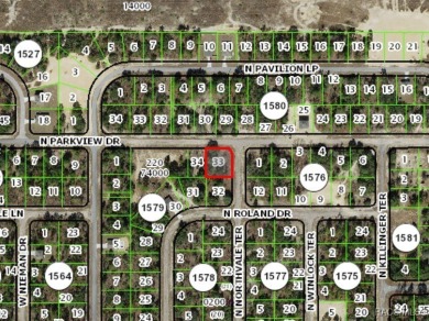 Oversized, corner lot available in Citrus Springs. Offers an on Pine Ridge Community Golf and Country Club in Florida - for sale on GolfHomes.com, golf home, golf lot