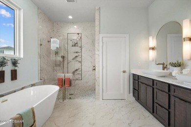 This stunning Hulbert Homes model in Veranda Bay isn't just on Ocean Palm Golf Course in Florida - for sale on GolfHomes.com, golf home, golf lot