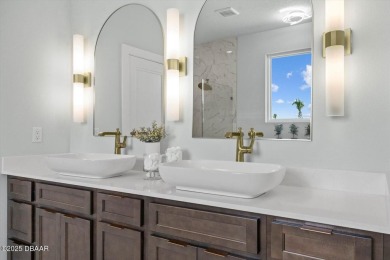 This stunning Hulbert Homes model in Veranda Bay isn't just on Ocean Palm Golf Course in Florida - for sale on GolfHomes.com, golf home, golf lot