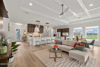 This stunning Hulbert Homes model in Veranda Bay isn't just on Ocean Palm Golf Course in Florida - for sale on GolfHomes.com, golf home, golf lot