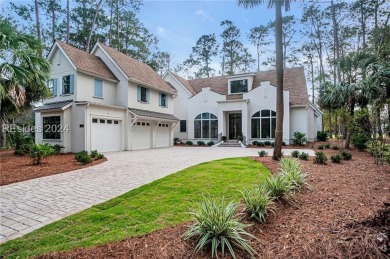 NEW CONSTRUCTION with showstopping fresh designer selections on Colleton River Plantation Club in South Carolina - for sale on GolfHomes.com, golf home, golf lot