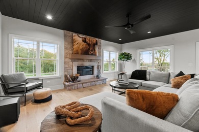 Sleek and sophisticated MODERN MASTERPIECE in one of Lemont's on Cog Hill Golf and Country Club in Illinois - for sale on GolfHomes.com, golf home, golf lot