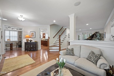 Perfectly positioned above the 10th tee and rolling fairways of on Chapel Ridge Golf Club in North Carolina - for sale on GolfHomes.com, golf home, golf lot