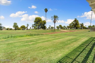 Double Fairway Home on the 10th hole.  This twin home has been on Sun City Country Club in Arizona - for sale on GolfHomes.com, golf home, golf lot