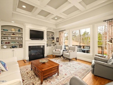 Welcome to an extraordinary custom home in The Preserve at on The Preserve At Jordan Lake Golf Club in North Carolina - for sale on GolfHomes.com, golf home, golf lot