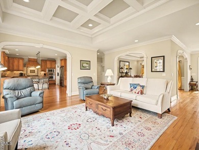 Welcome to an extraordinary custom home in The Preserve at on The Preserve At Jordan Lake Golf Club in North Carolina - for sale on GolfHomes.com, golf home, golf lot