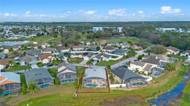 Beautiful single-story POOL Home with GOLF COURSE View! Located on Polo Park East in Florida - for sale on GolfHomes.com, golf home, golf lot