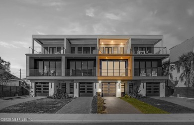 Stunning 3-story oceanview townhome, just one block from the on Jacksonville Beach Golf Course in Florida - for sale on GolfHomes.com, golf home, golf lot