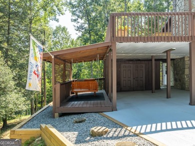 Come home to this impeccably maintained 3 BR/3 BA mountain cabin on White Path Golf Club in Georgia - for sale on GolfHomes.com, golf home, golf lot