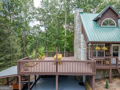 Come home to this impeccably maintained 3 BR/3 BA mountain cabin on White Path Golf Club in Georgia - for sale on GolfHomes.com, golf home, golf lot